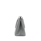 Prada Double Zip Tote Bag Saffiano Calfskin Multicolour Grey SHW