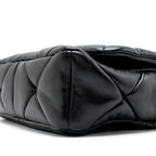 Prada Pattina in Pelle Nappa Patch Black GHW