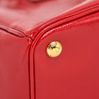 PRADA Saffiano Leather Medium in Red GHW