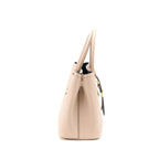 Prada Saffiano Cuir Tote Bag Calfskin Cammeo/Nero GHW