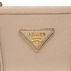 Prada Saffiano Cuir Tote Bag Calfskin Cammeo/Nero GHW