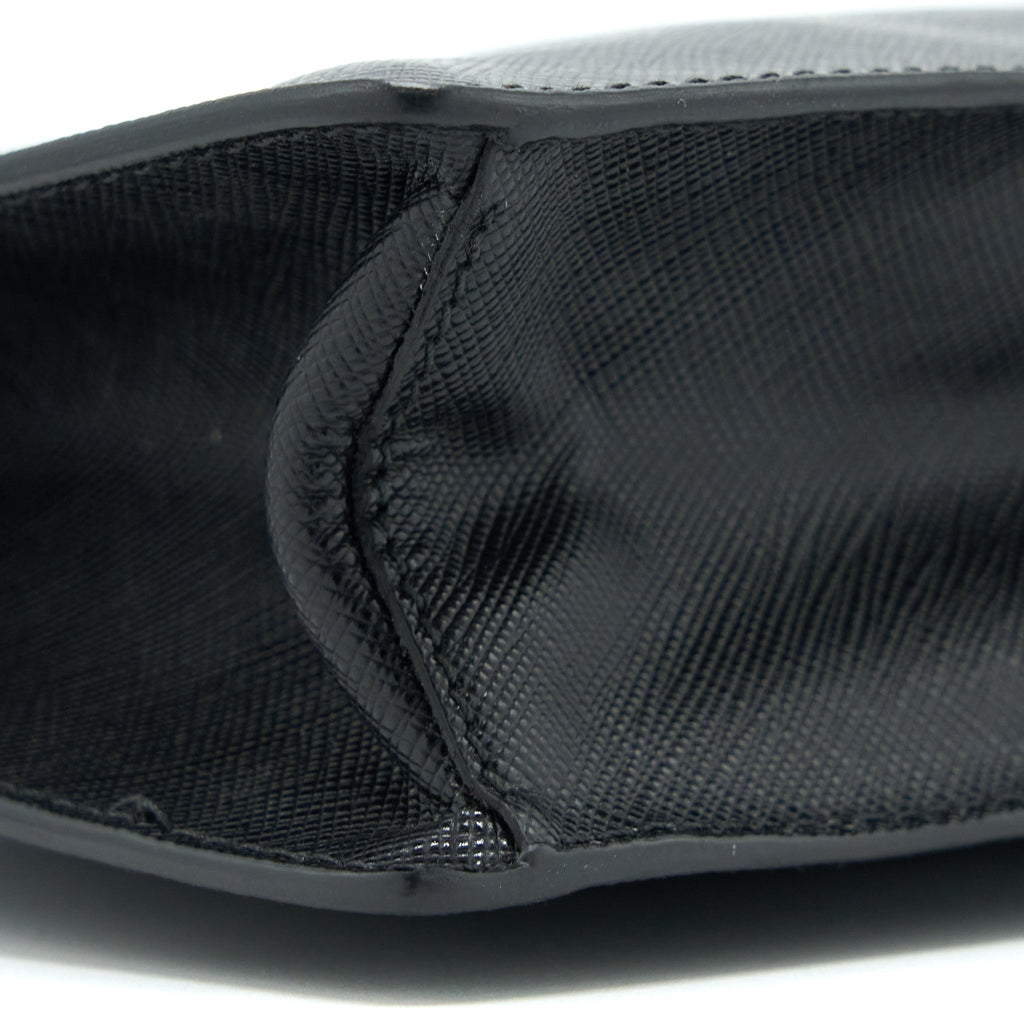 Prada Men’s Clutch Soffiano Black SHW
