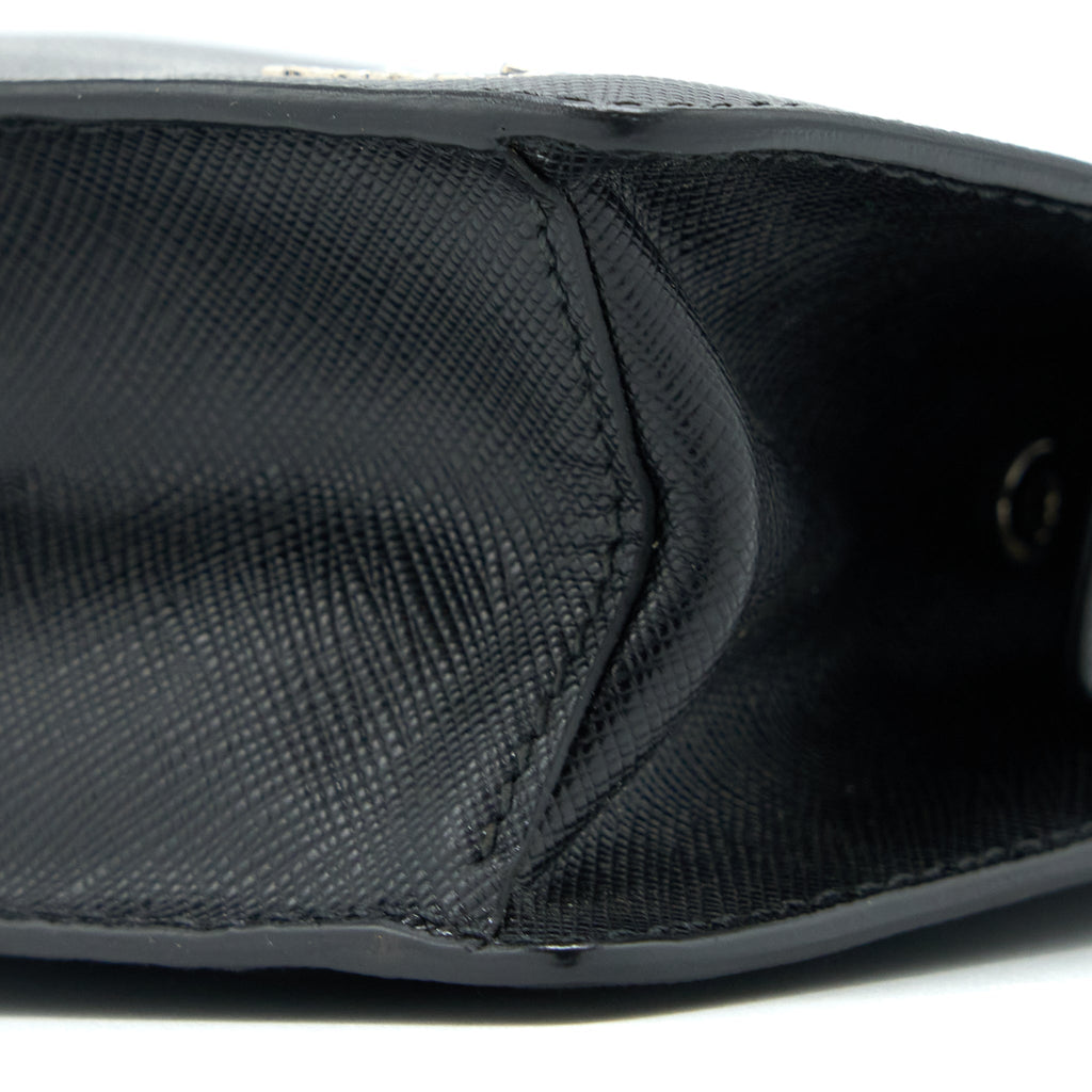 Prada Men’s Clutch Soffiano Black SHW