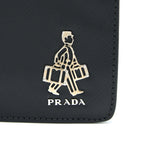 Prada Men’s Clutch Soffiano Black SHW