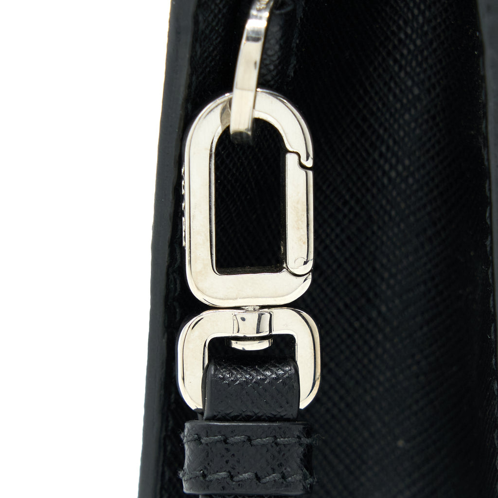 Prada Men’s Clutch Soffiano Black SHW