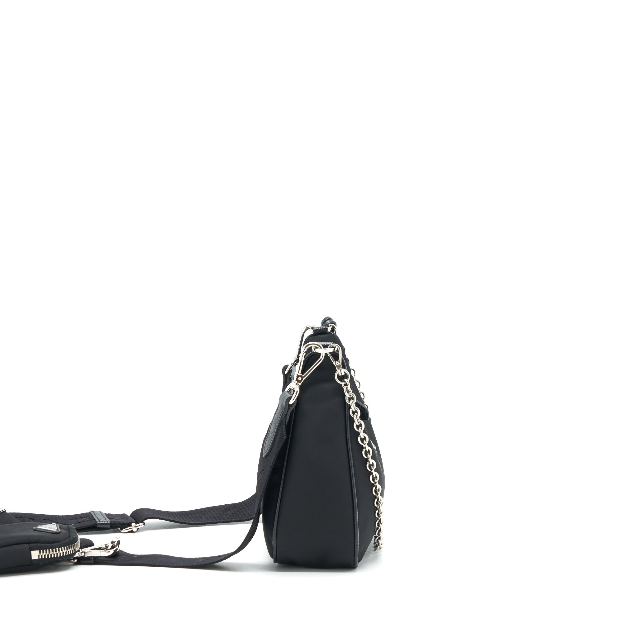 Prada reedition 2005 Nylon Bag Black SHW
