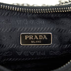 Prada reedition 2005 Nylon Bag Black SHW