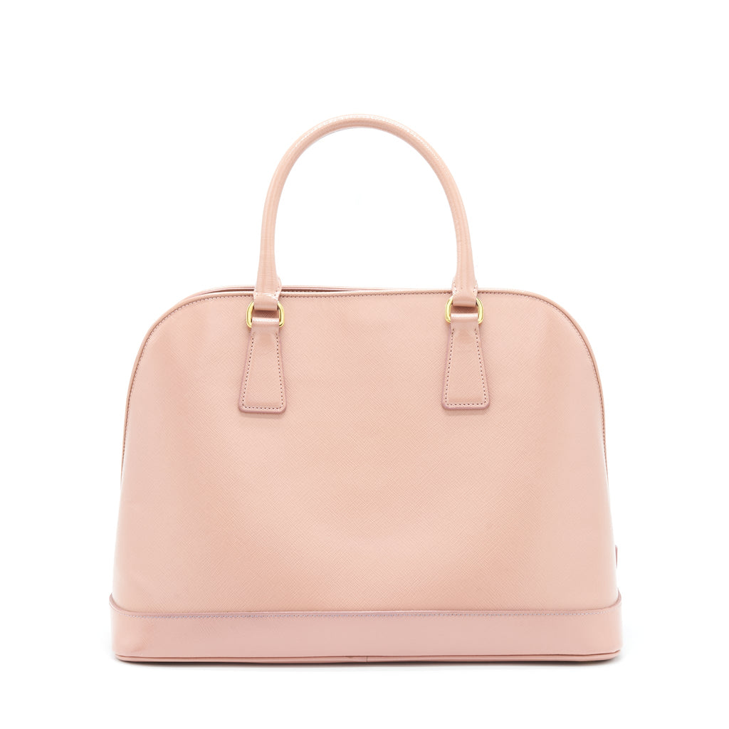 Prada Saffiano Tote Bag Nude GHW