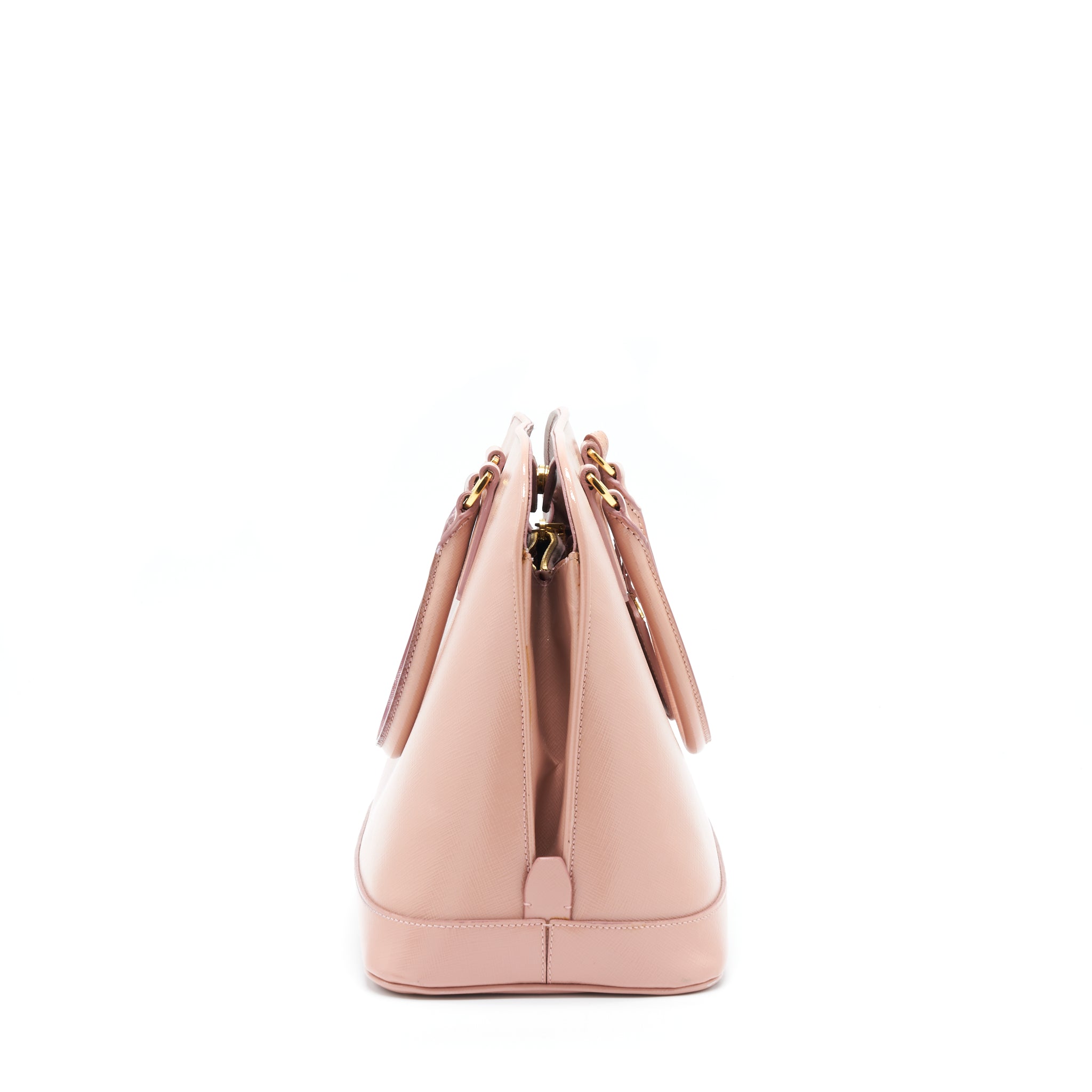 Prada Saffiano Tote Bag Nude GHW
