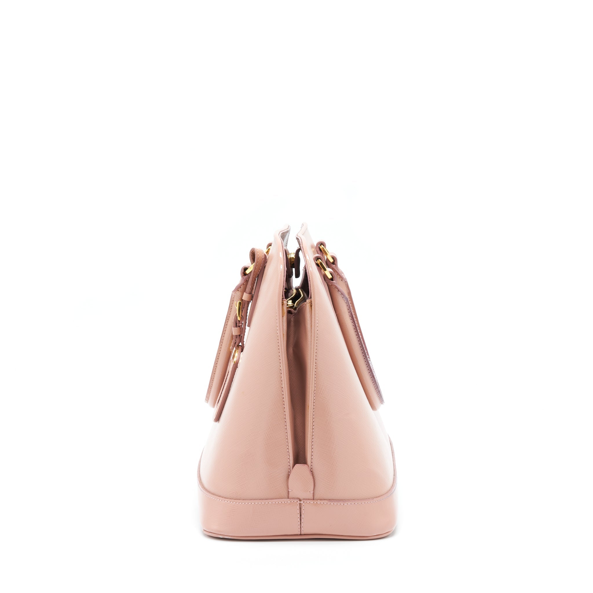 Prada Saffiano Tote Bag Nude GHW