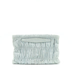 Prada Nappa Gaufre Clutch Light Blue SHW