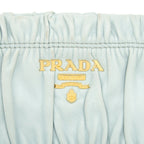 Prada Nappa Gaufre Clutch Light Blue SHW