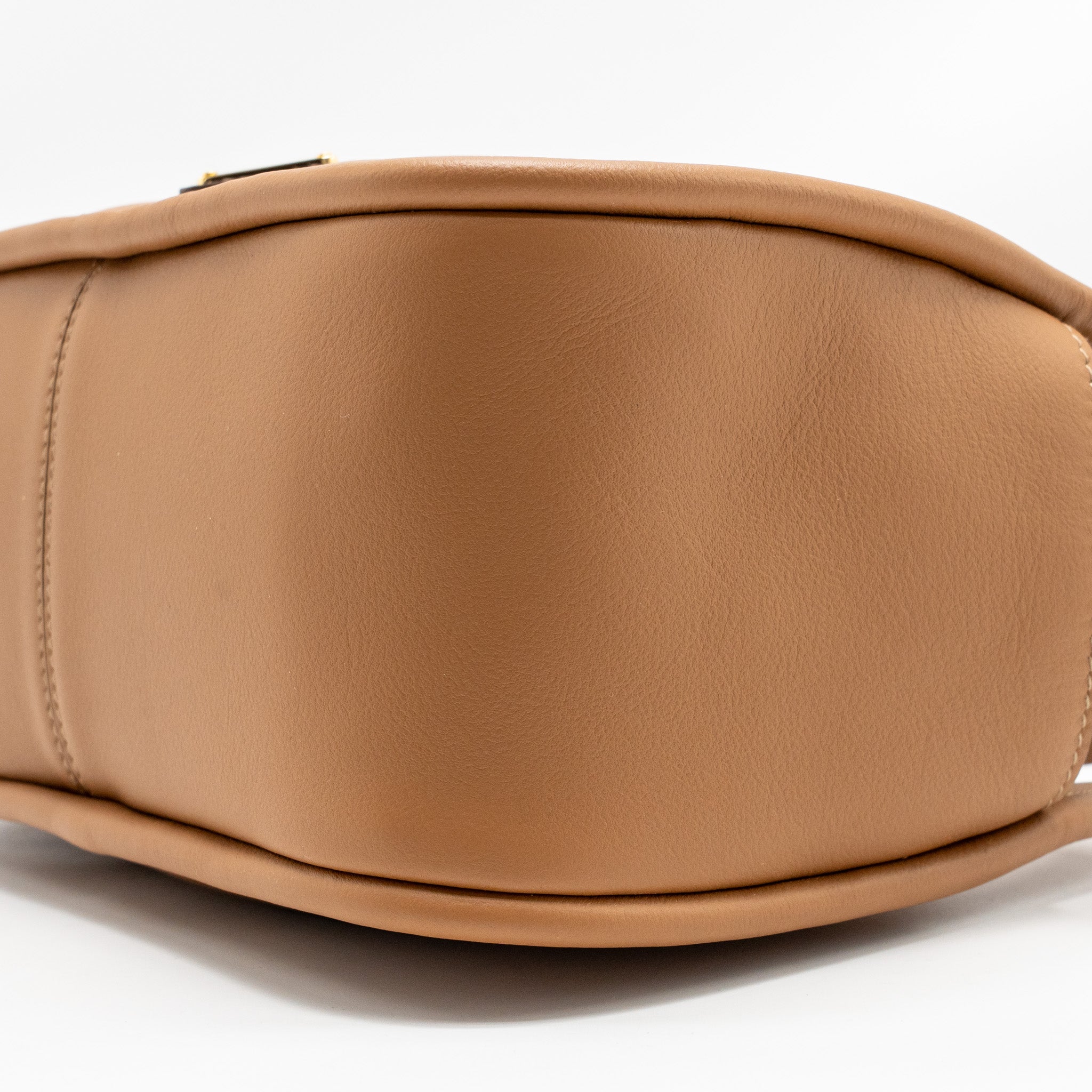 Prada Darling Handbag Calfskin Caramel GHW