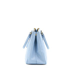 Prada Saffiano Tote Bag Light Blue GHW