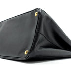 Prada Saffiano Tote Bag Calfskin Black GHW