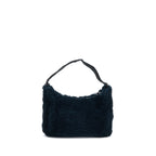 Prada Re-edition 2000 Terry Mini Bag Black/White SHW
