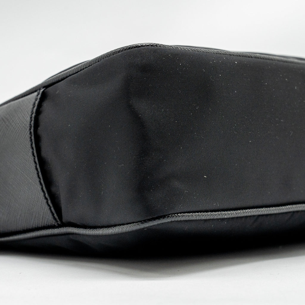 Prada Re-nylon Shoulder Bag Black SHW