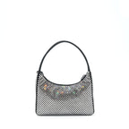 Prada Re-Edition 2000 Crystal Hobo Bag Nylon/Leather Black SHW