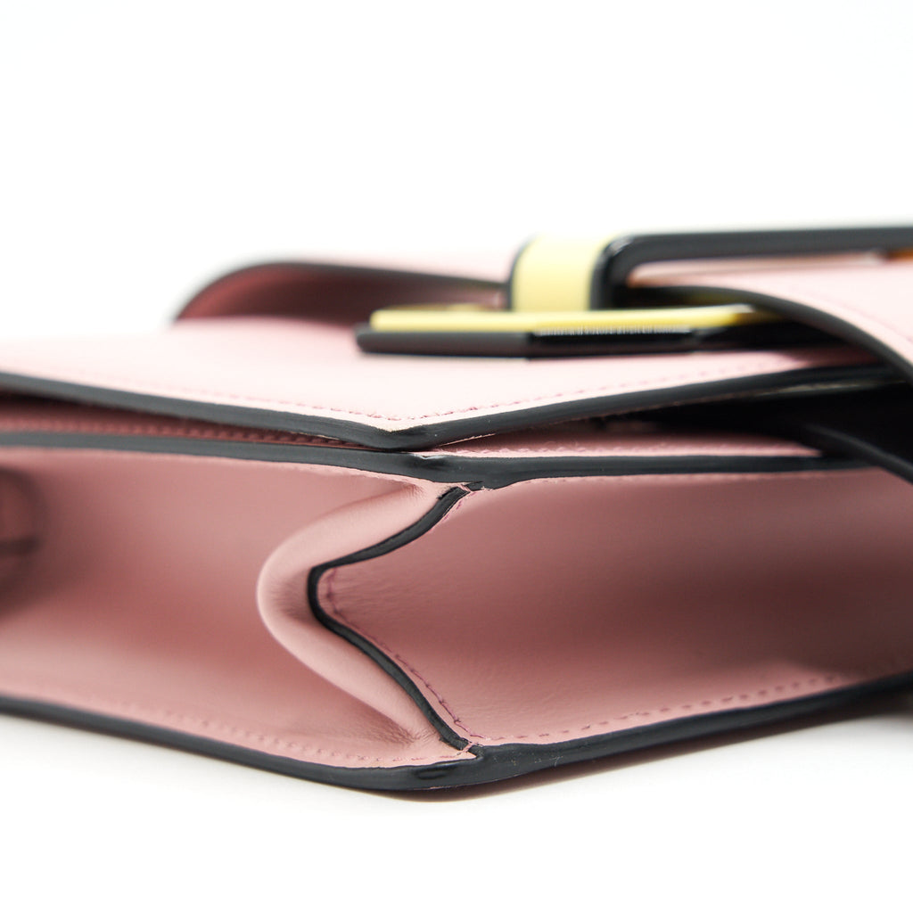 Prada Plex Ribbon Bag with City Calfskin Pink