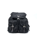 Prada Re-Nylon Backpack Black SHW