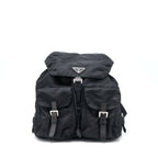 Prada Re-Nylon Backpack Black SHW