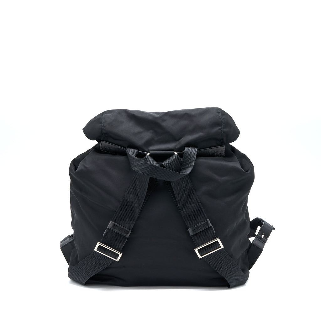 Prada Re-Nylon Backpack Black SHW