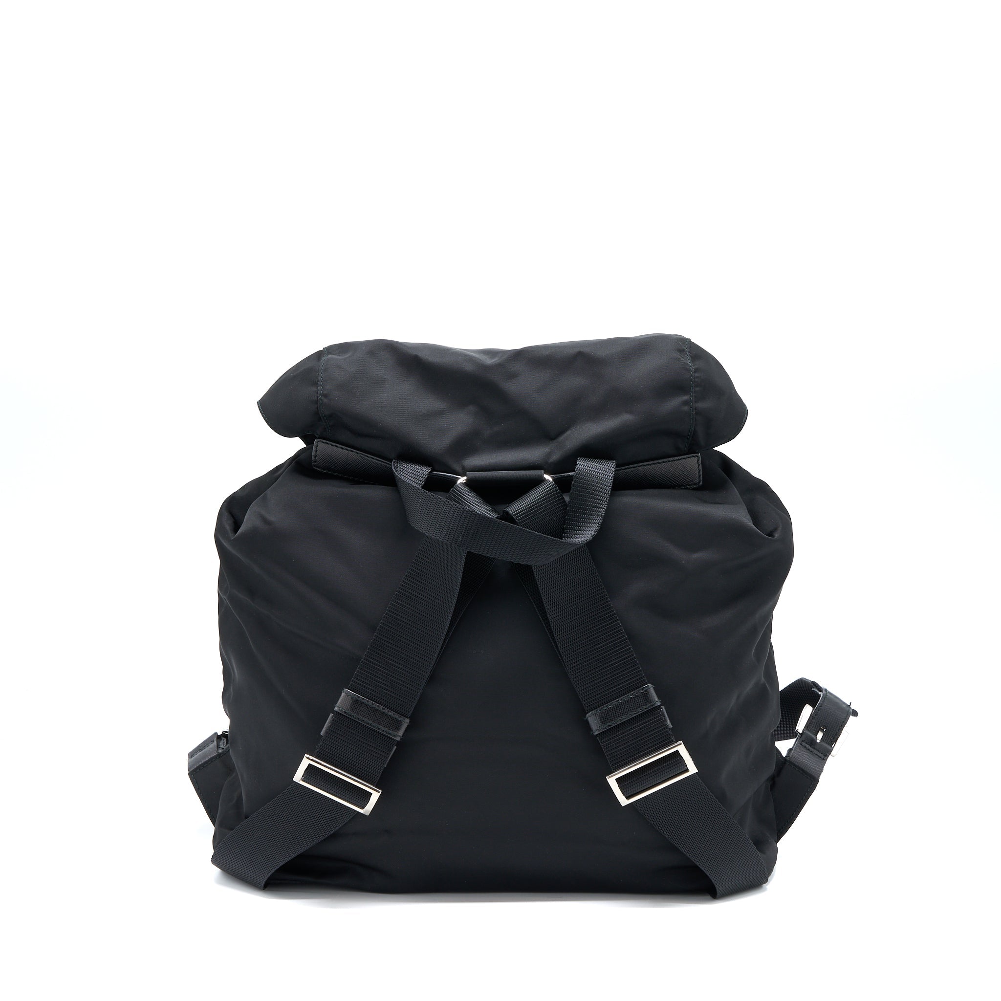 Prada Re-Nylon Backpack Black SHW
