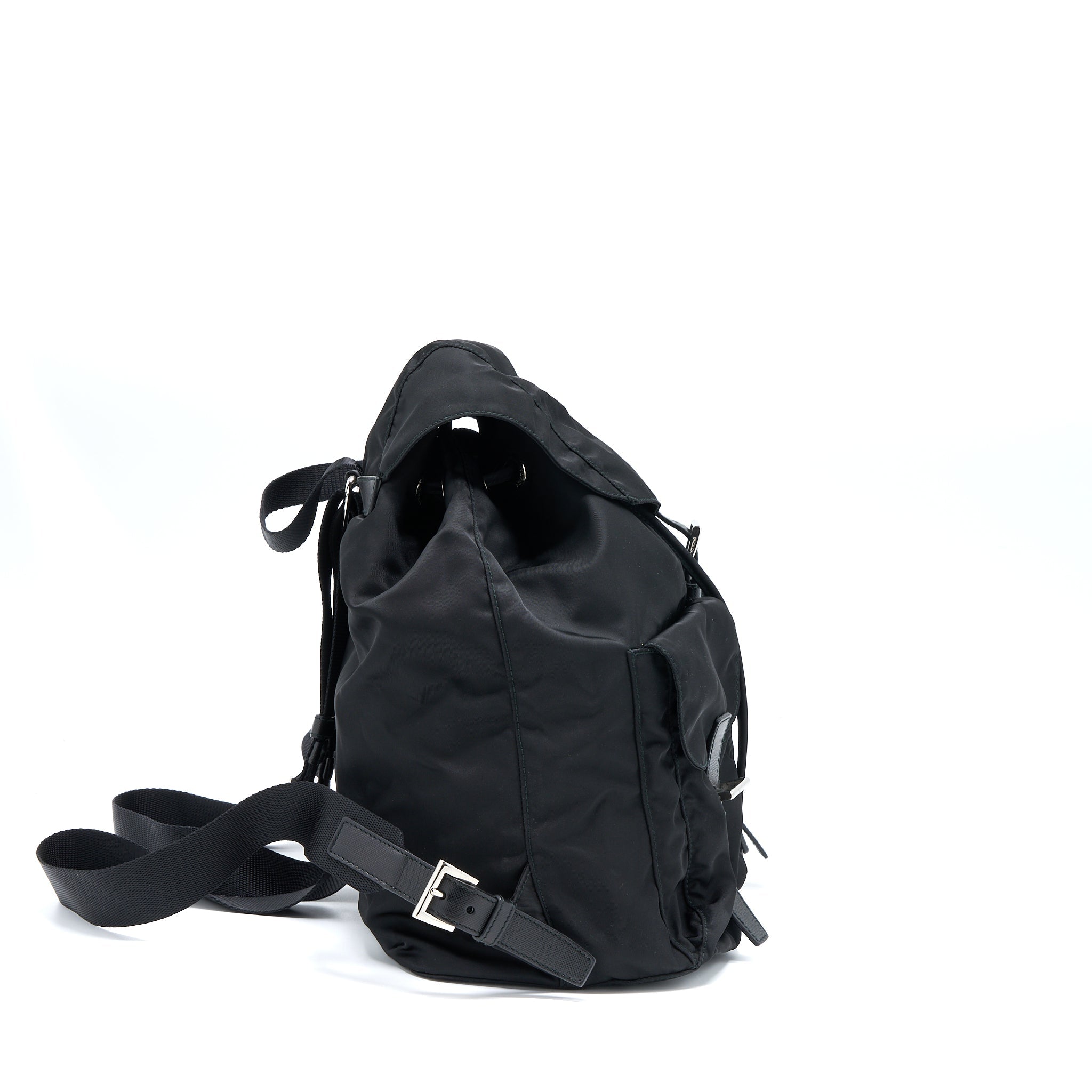 Prada Re-Nylon Backpack Black SHW