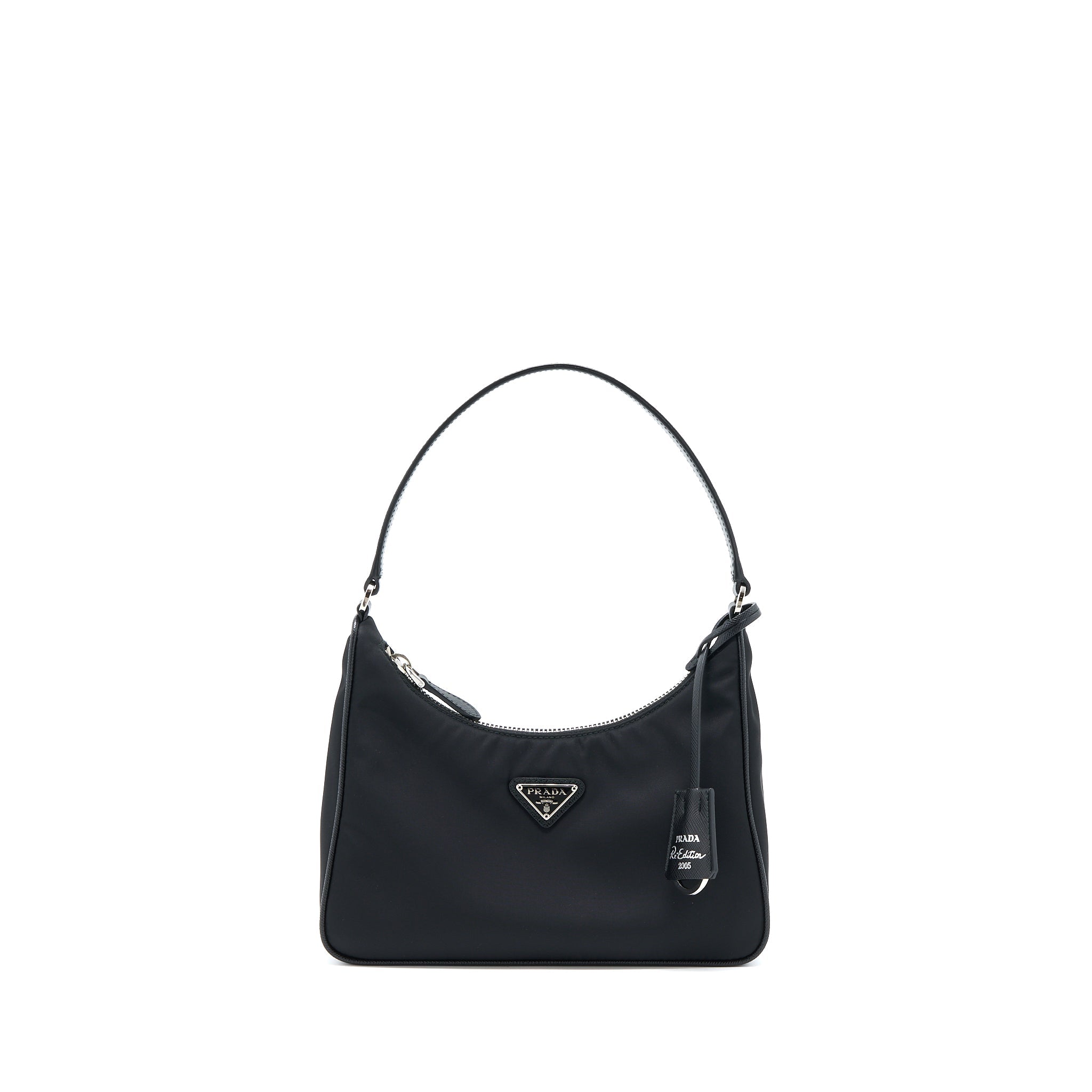 Prada Reedition 2005 Nylon Bag Black SHW