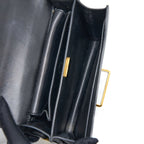 Prada Cahier Crossbody Bag Leather Black GHW