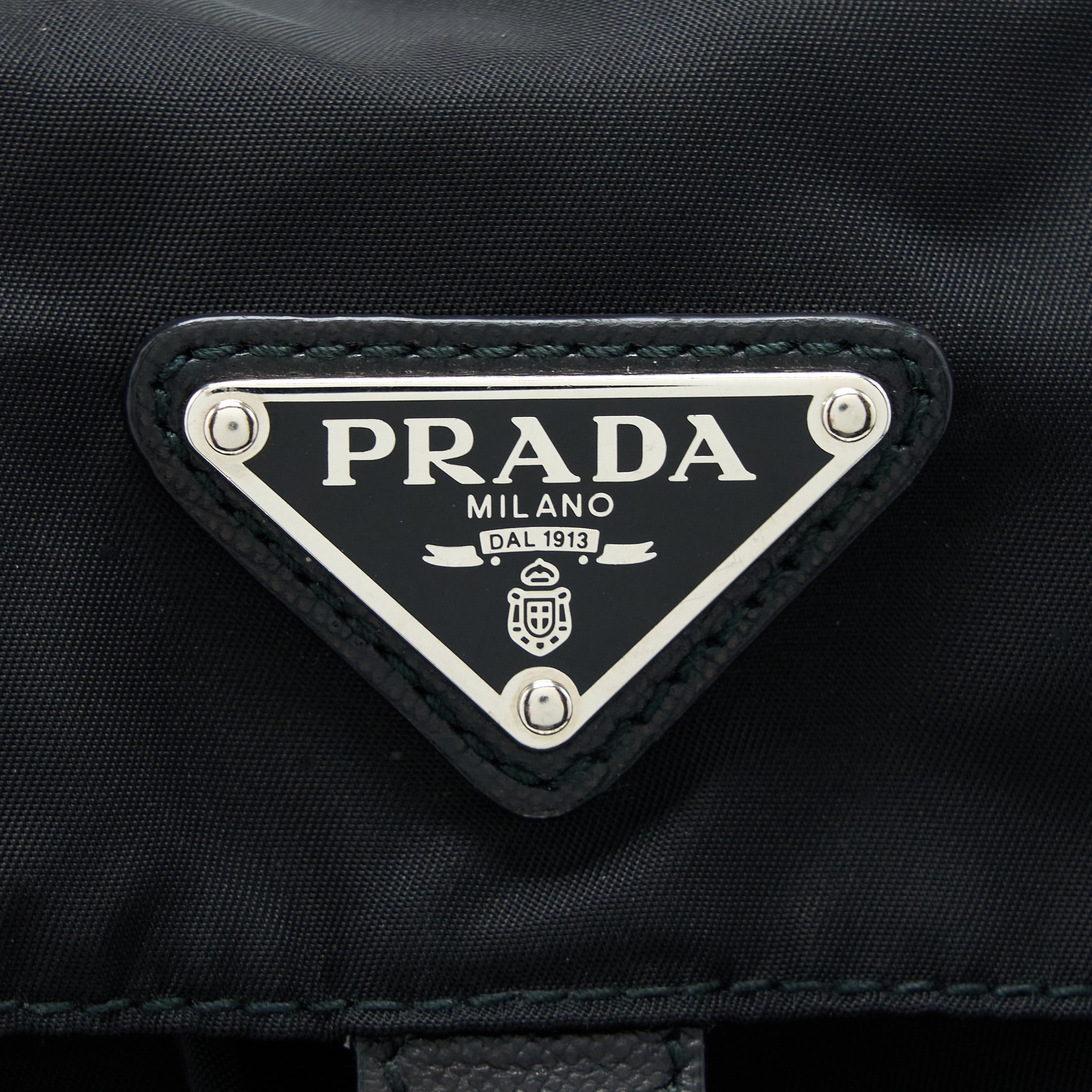 Prada Re-Nylon Backpack Black SHW