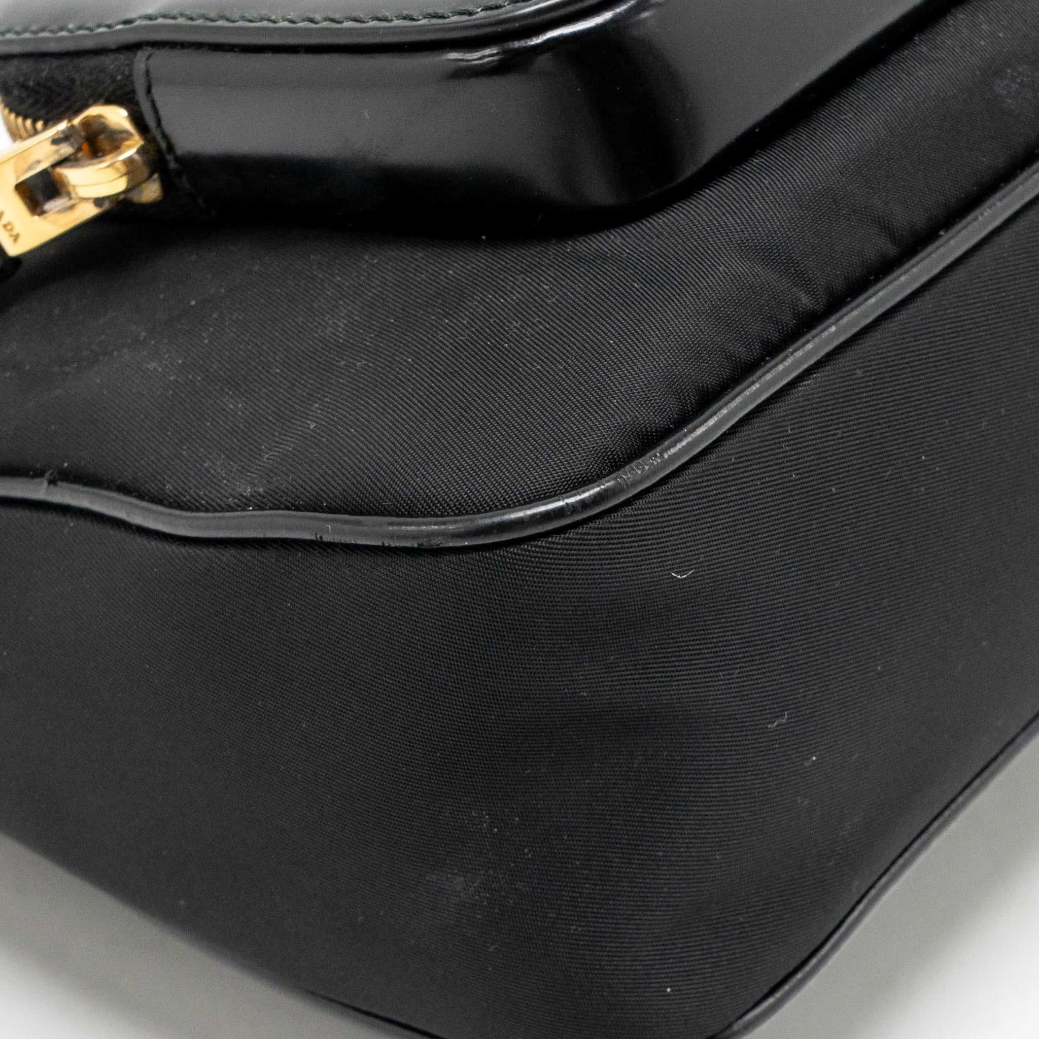 Prada Re-Nylon Mini Bag Nylon/Calfskin Black GHW