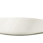 Prada Cleo Shoulder Bag Brushed Leather White SHW