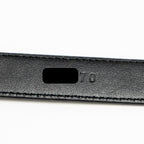 Prada Size 80 Belt Saffiano Calfskin Black GHW