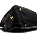 Prada tote bag nylon / leather black GHW