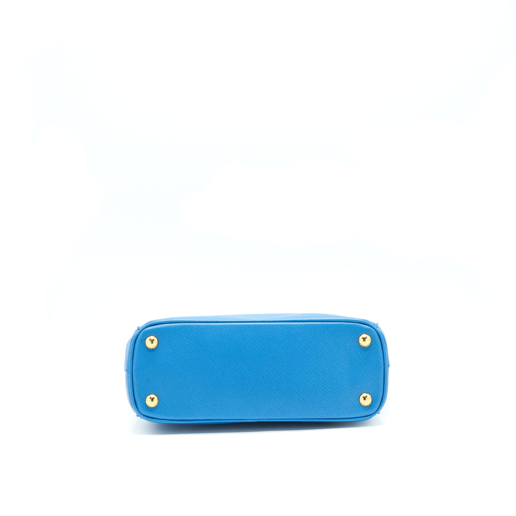 Prada Galleria Tote Bag Lake Blue