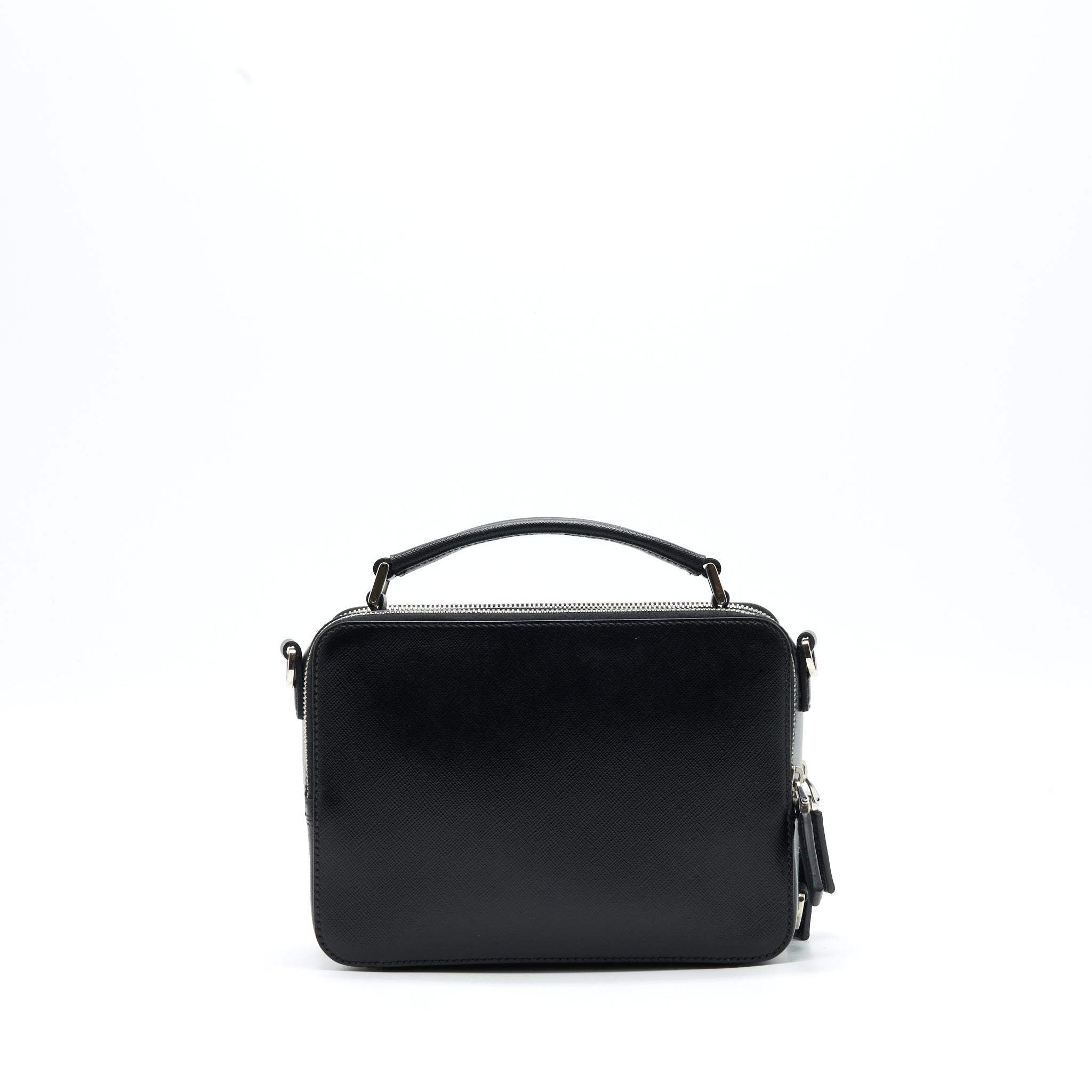Prada Crossbody Camera Bag Black SHW