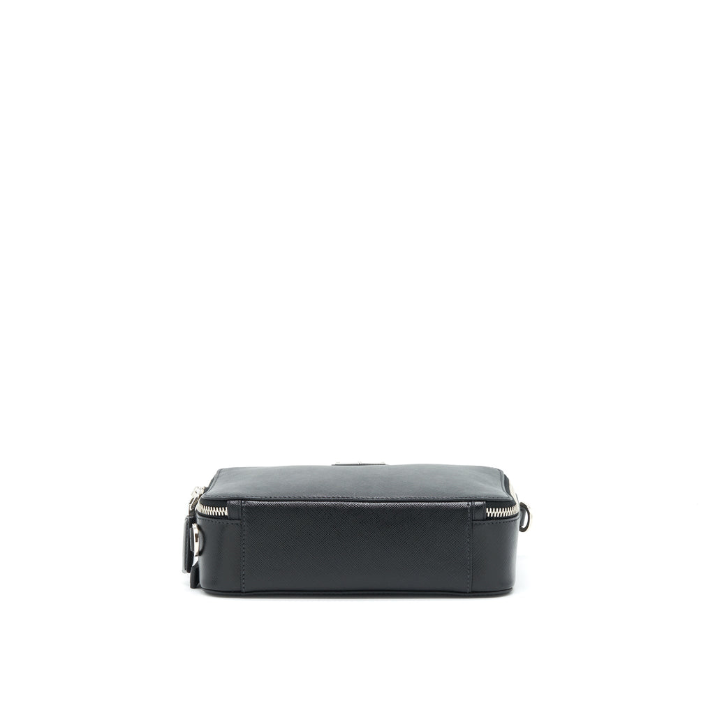 Prada Crossbody Camera Bag Black SHW