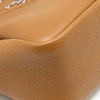 Prada Mini Leather Tote Bag Calfskin Caramel SHW