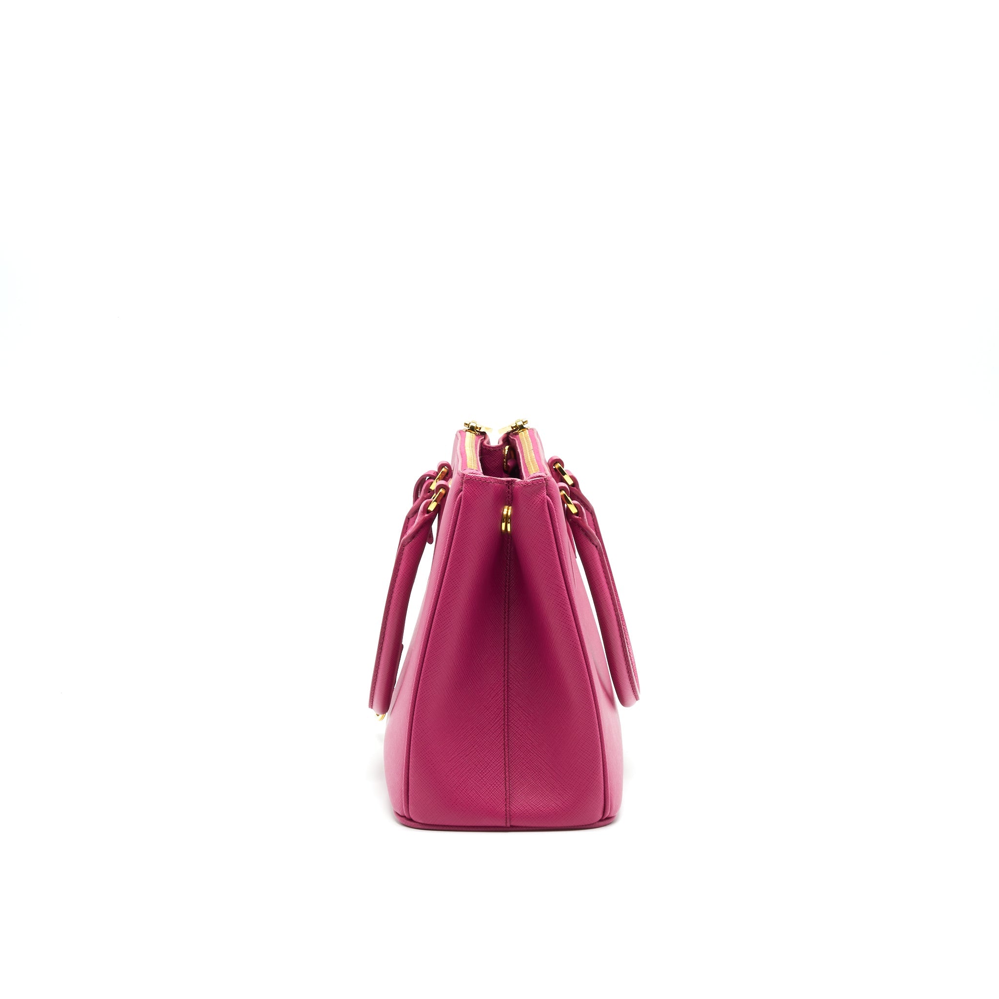 PRADA SAFFIANO TOTE BAG DARK PINK