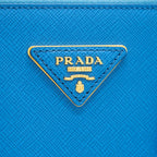 Prada Galleria Tote Bag Lake Blue