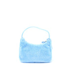 Prada Re-Edition 2000 Terry Mini Bag Blue SHW