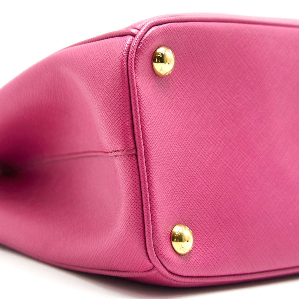 PRADA SAFFIANO TOTE BAG DARK PINK