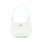 Prada Cleo Bag Calfskin White SHW