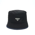 Prada Nylon and Denim Bucket Hat