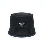 Prada Nylon and Denim Bucket Hat