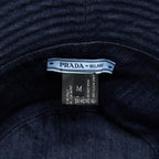 Prada Nylon and Denim Bucket Hat