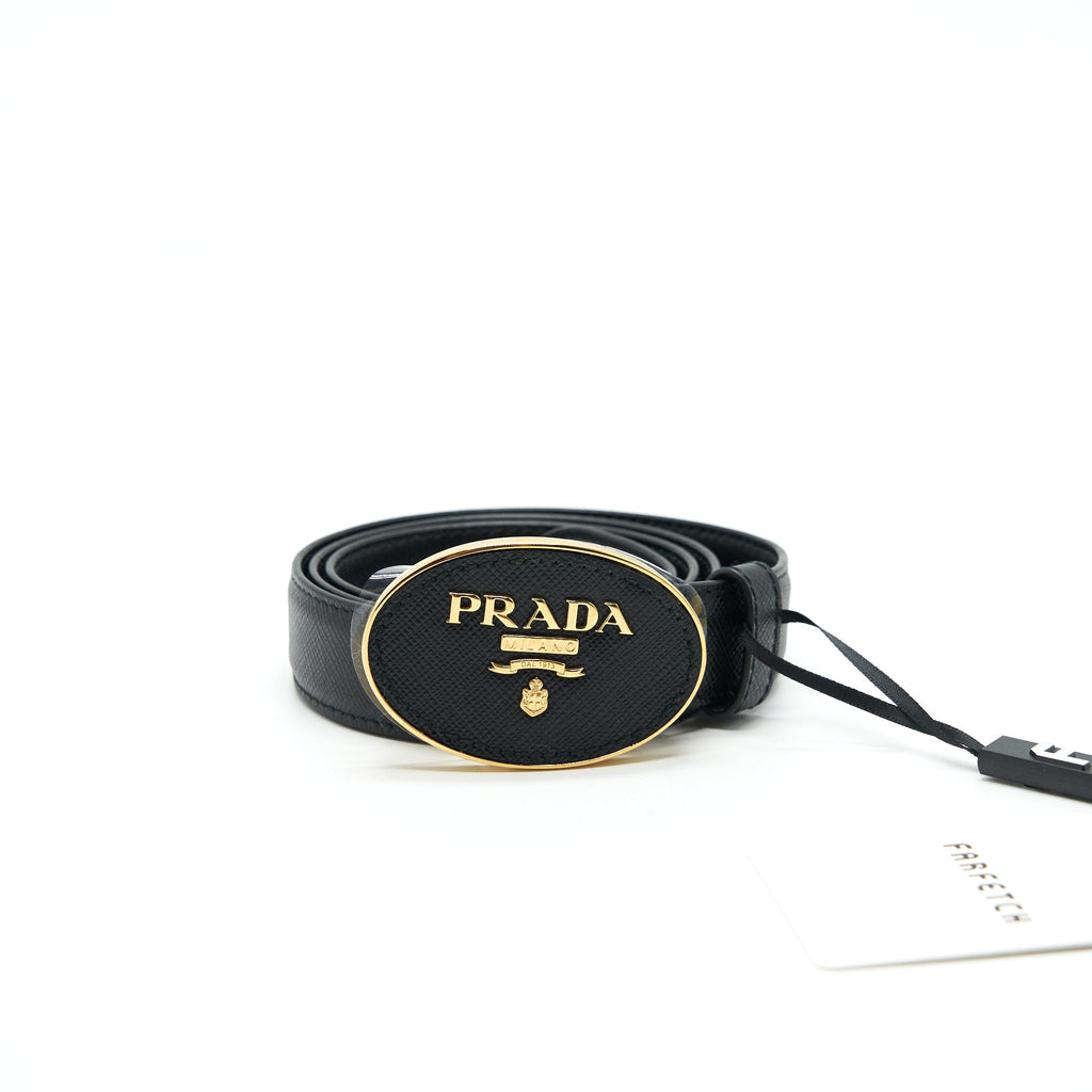 Prada Saffiano Finish Belt Size 75