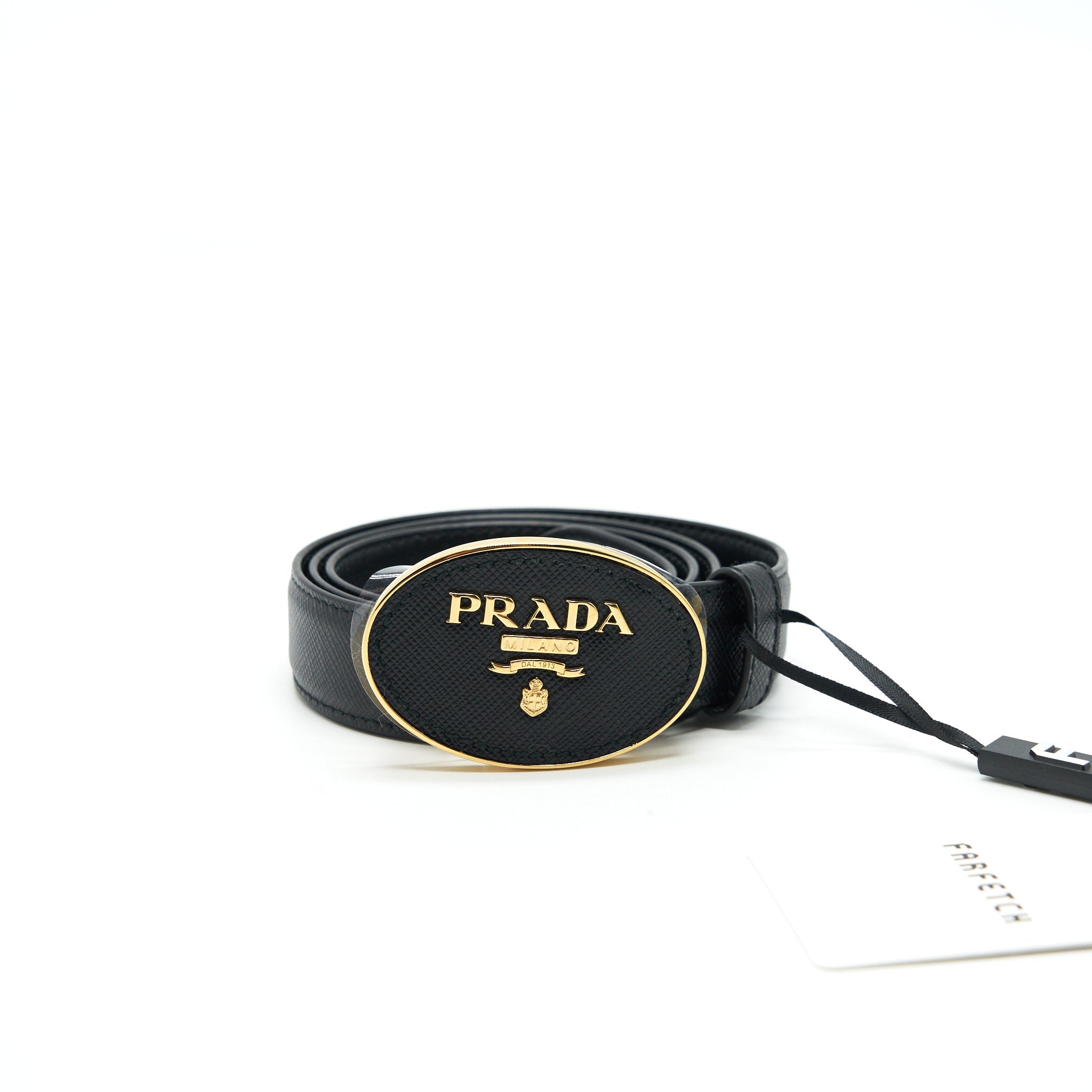 Prada Saffiano Finish Belt Size 75