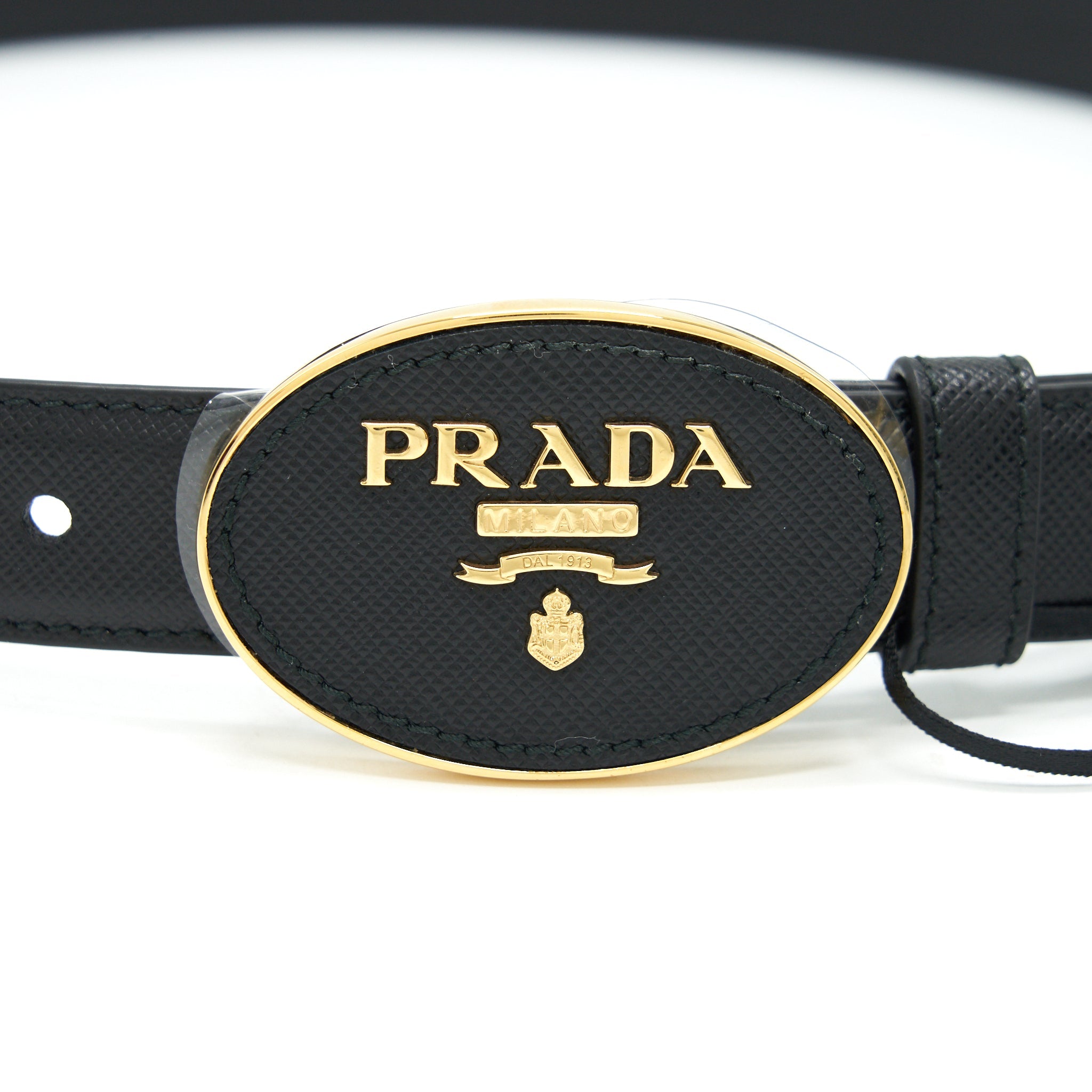 Prada Saffiano Finish Belt Size 75